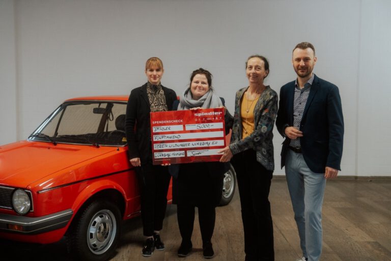 SPINDLER hilft 5.000 € Spende für Wildwasser Würzburg Wildwasser